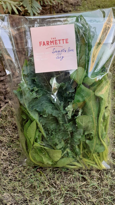 Salad mix pack 120g (kale, rocket, lettuce leaves, baby spinach)